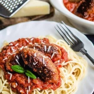 Large Spaghetti with Beef Hot Dogs