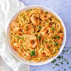 Large Spaghetti with Shrimp