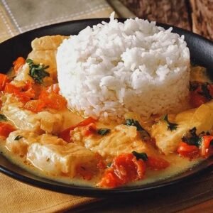 Stewed Fish with Rice