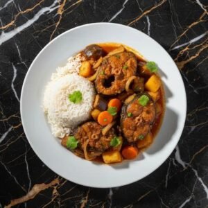 Stewed Fish with Rice - Family