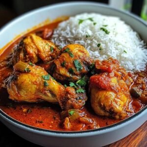 Stewed Chicken with Rice