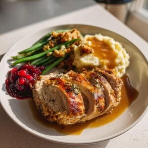 Fried Turkey with Rice