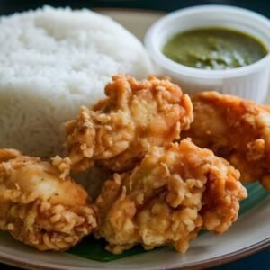 Fried Chicken with Rice