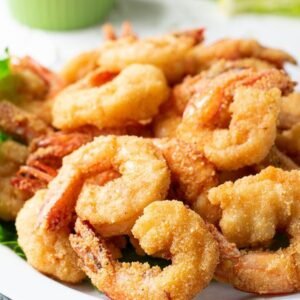 Fried Shrimp (10) with Rice