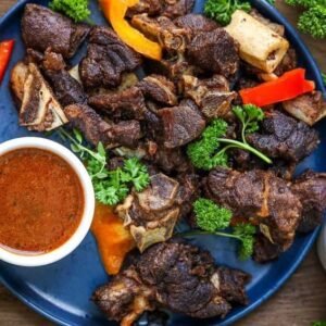 Fried Goat