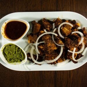 Fried Goat with Rice