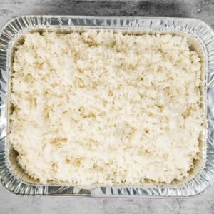 Large Platter White Rice