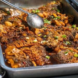 Large Platter Stewed Fish (10)